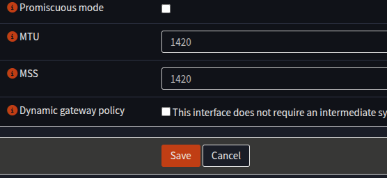 Interface MTU and MSS