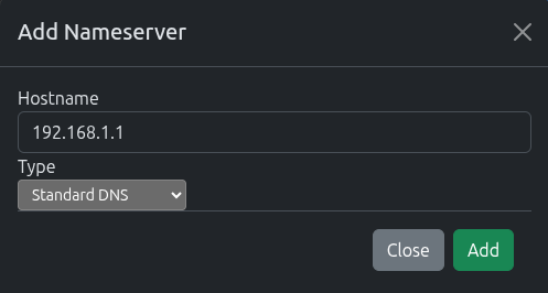 add-nameserver