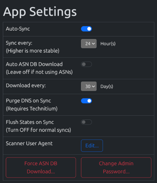 App-Settings